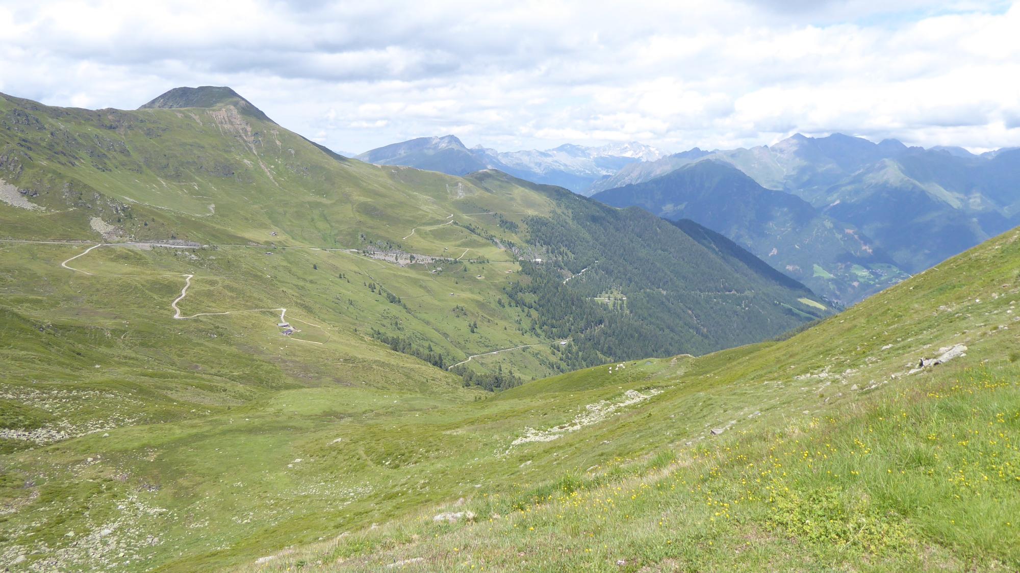 Blick vom Berg ins Tal.