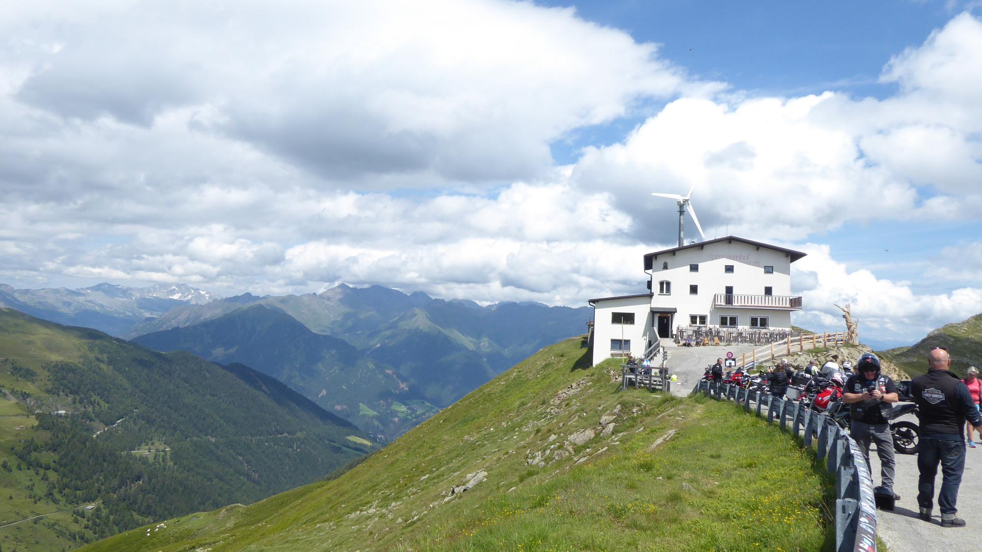 Gasthof auf dem Berg.